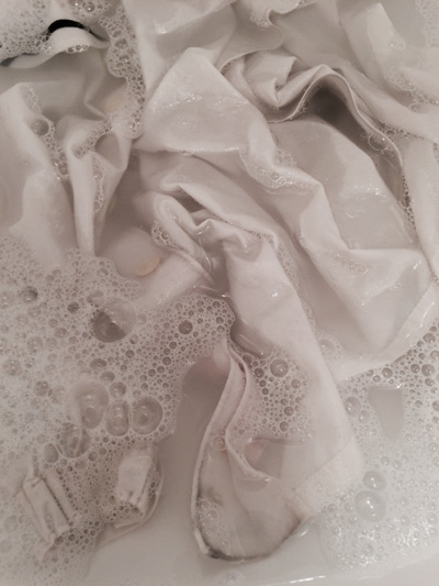 ブラウスのつけこみ