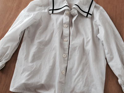 ブラウスの洗い上がり