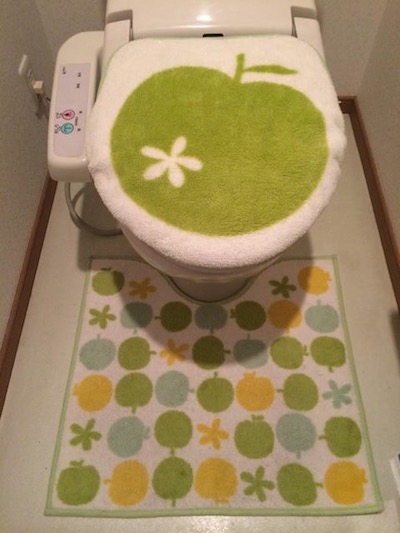 トイレマットの洗濯完成！