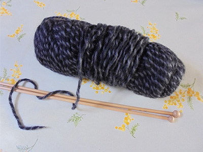 毛糸と編棒
