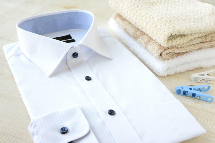 ノーアイロンがメリットの形態安定加工シャツのお洗濯・お手入れ方法